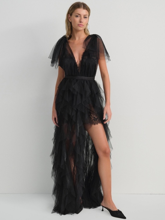 For Love And Lemons Dresses & Skirts - For Love & Lemons Maxine Gown M / Black